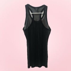 Racer back Mesh Tank Top.